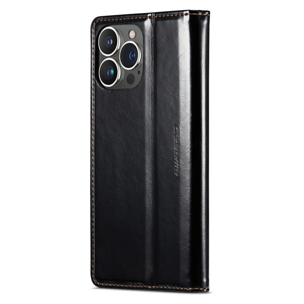 CaseMe 003 For iPhone 13 Pro Max Soft PU Leather‎ Flip Wallet Case with 2 Credit